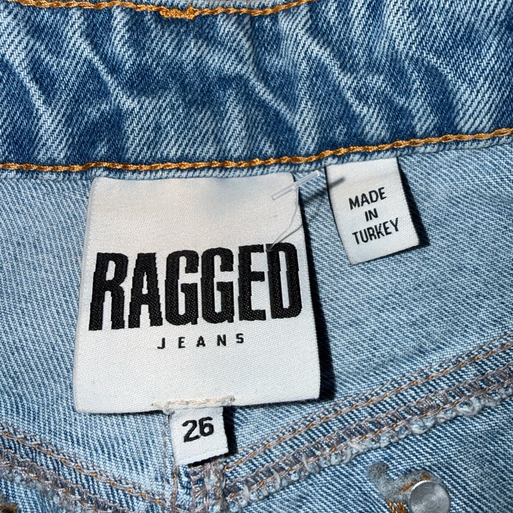 Ragged Denim Jeans with frayed detail , 26 - Picture 5 of 11